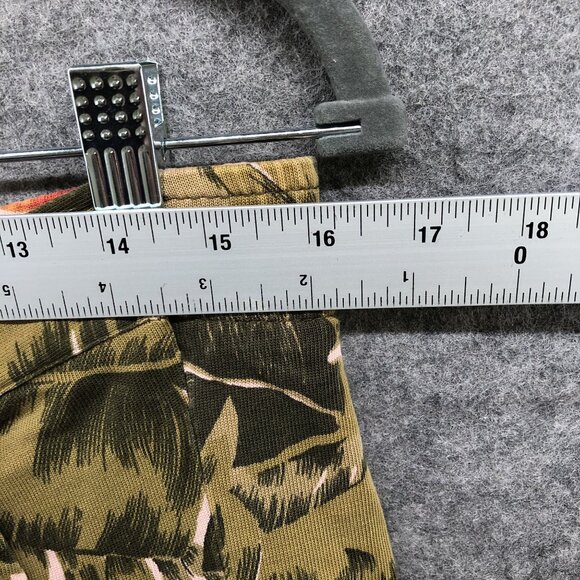 VTG Liz Claiborne Hawaiian Pants Womens M High Waisted Pleated Crop Wide Leg - Picture 7 of 10